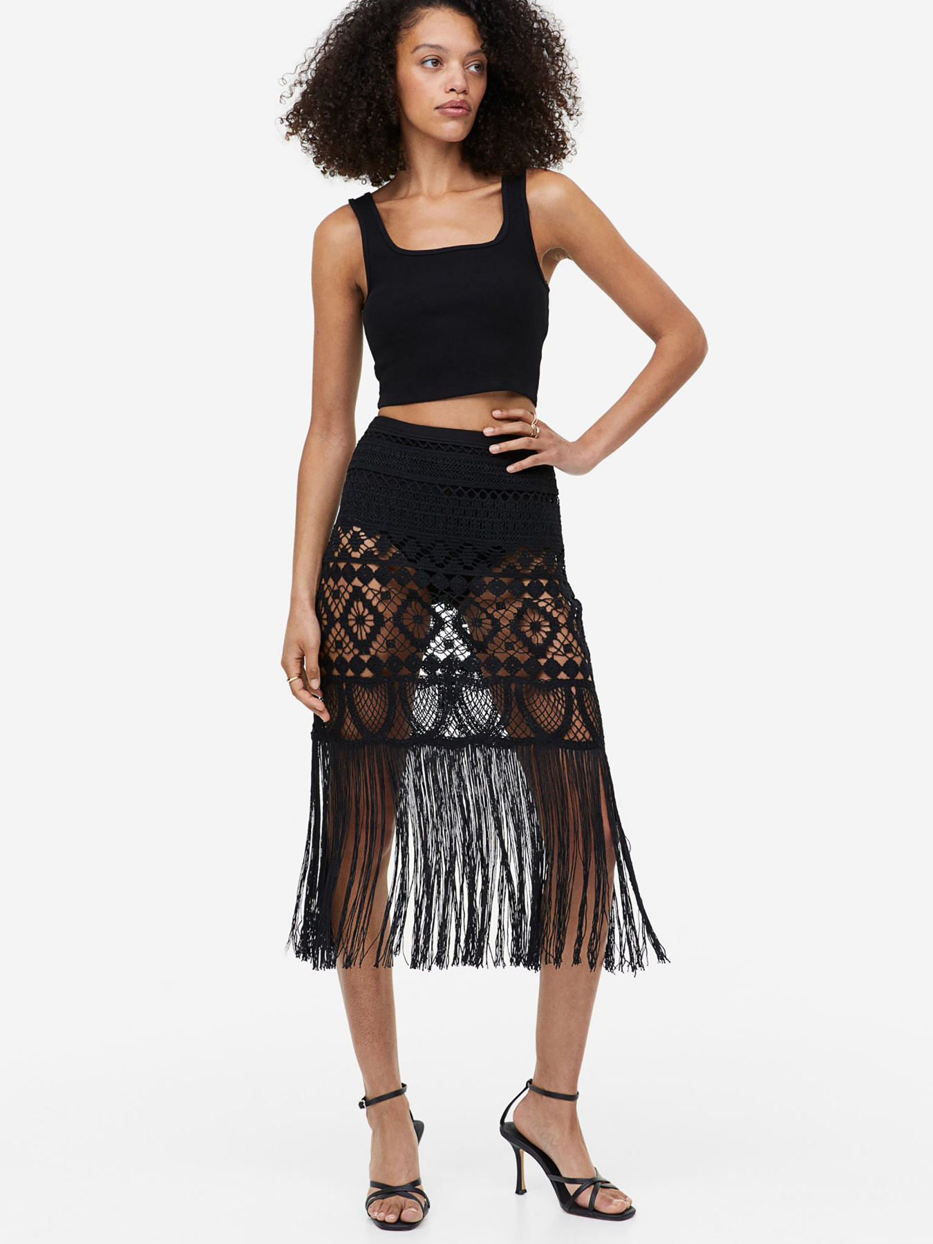 Спідниця міді H&M модель 70603 Фото