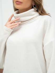 Свитер ISSA Plus модель 14411_молочный Фото
