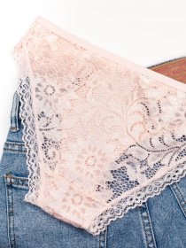 Трусы ISSA Plus модель BL2-868_персиковый Трусы ISSA Plus модель BL2-868_персиковый Фото