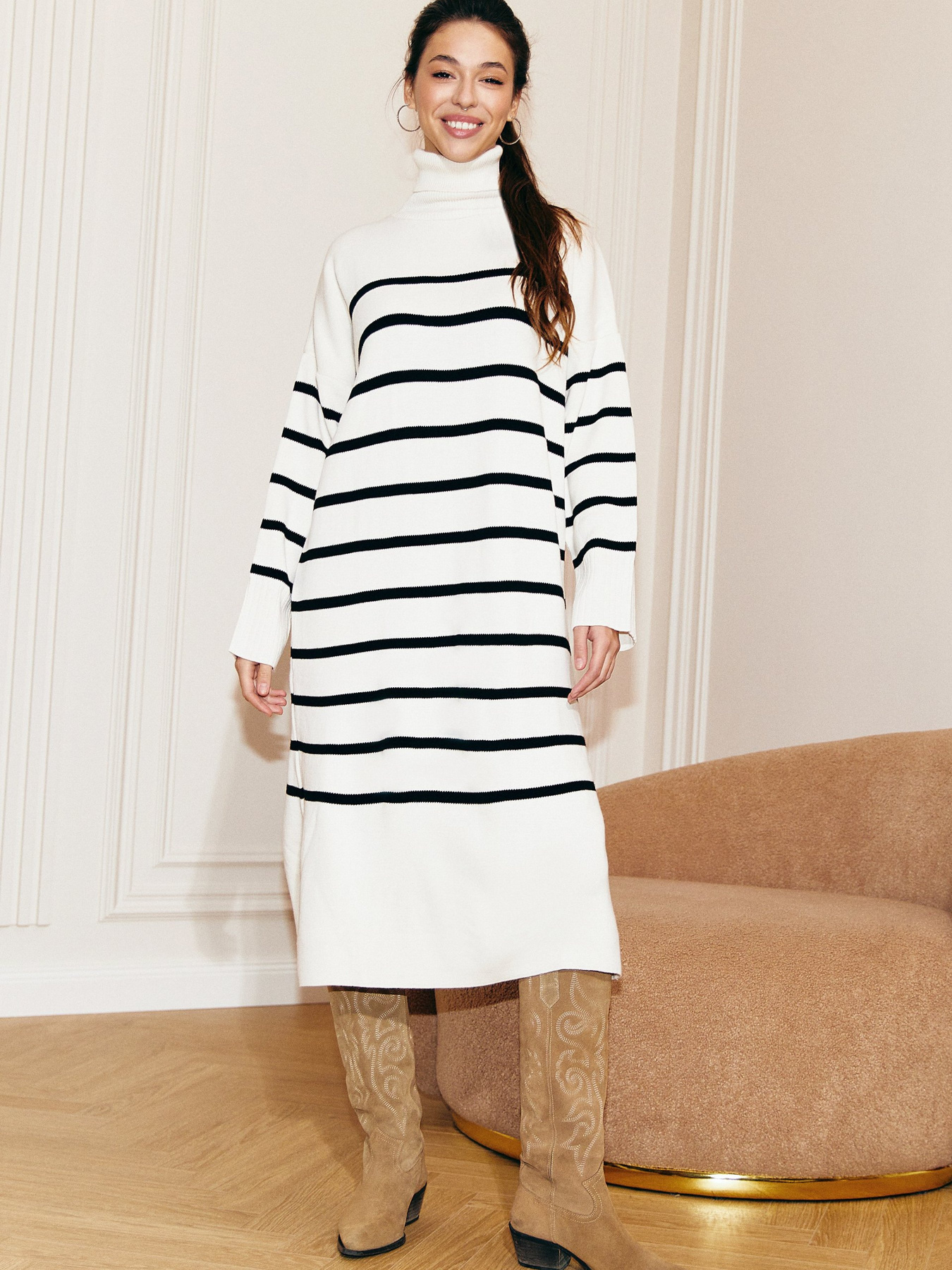 Платье миди Gepur модель 45932 Платье миди Gepur модель 45932 Фото