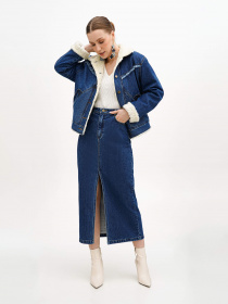 Джинсовая юбка A.G.N.A модель AG-4006 Фото