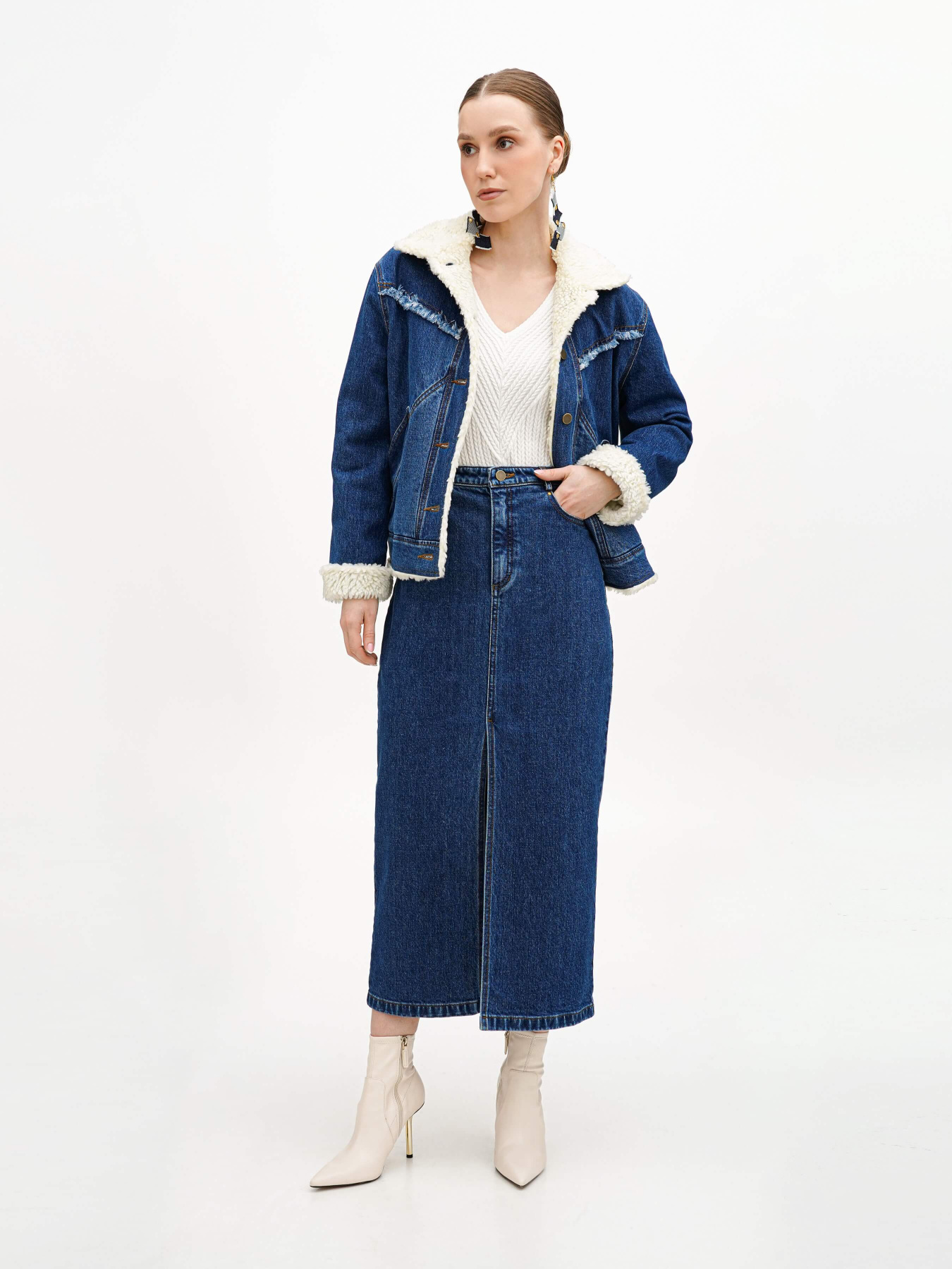 Джинсова спідниця A.G.N.A модель AG-4006 Фото