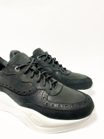 Кроссовки Legessy модель FLOYD_BLACK_WHITE Фото