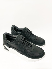 Кросівки повсякденні Legessy модель FLOYD_BLACK_WHITE Фото