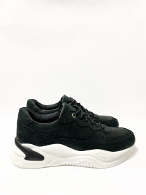 Кросівки повсякденні Legessy модель FLOYD_BLACK_WHITE Фото