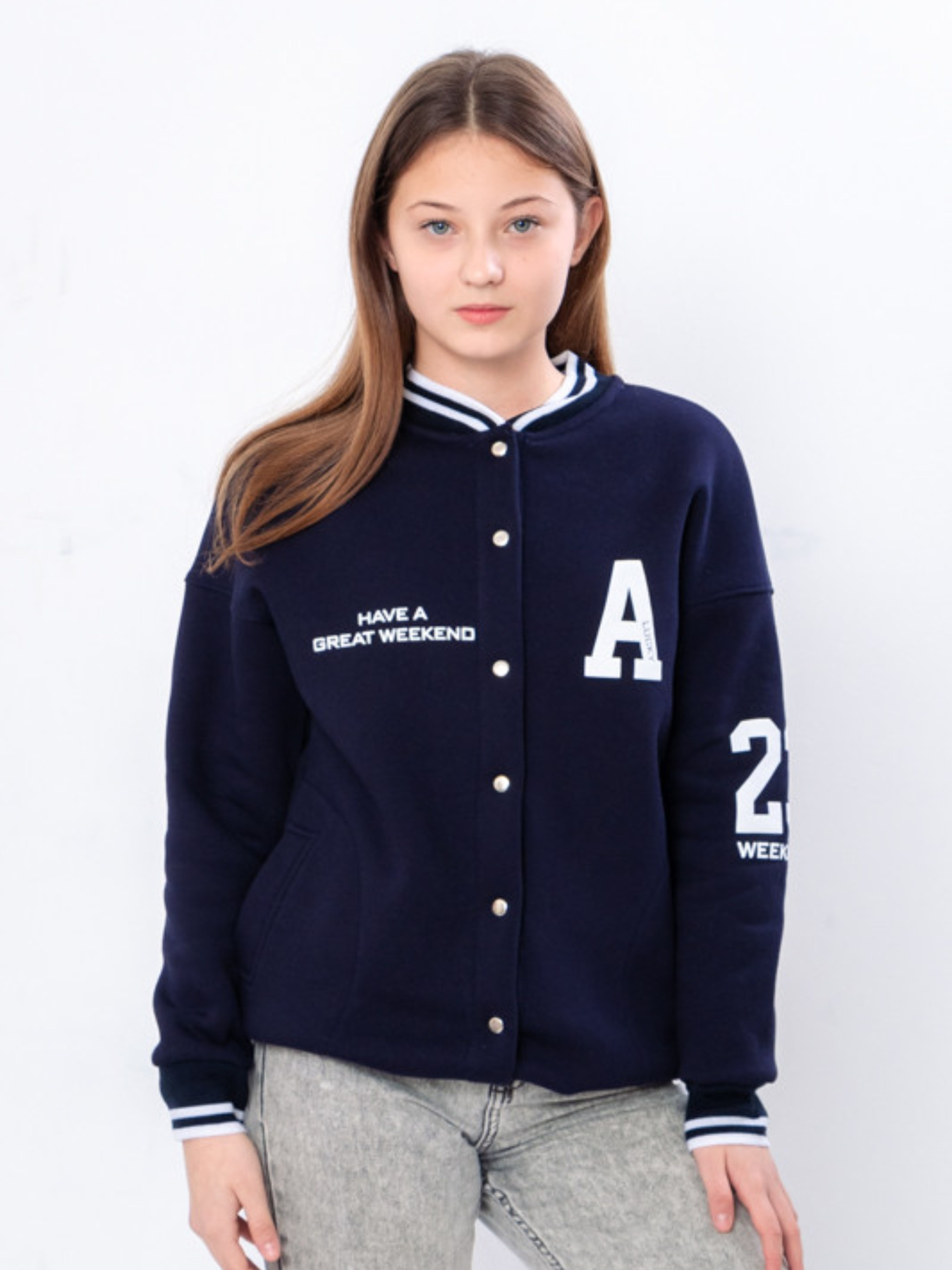 Кофта Носи своє модель 6404-025-33-2-chornilxno-sinj Кофта Носи своє модель 6404-025-33-2-chornilxno-sinj Фото