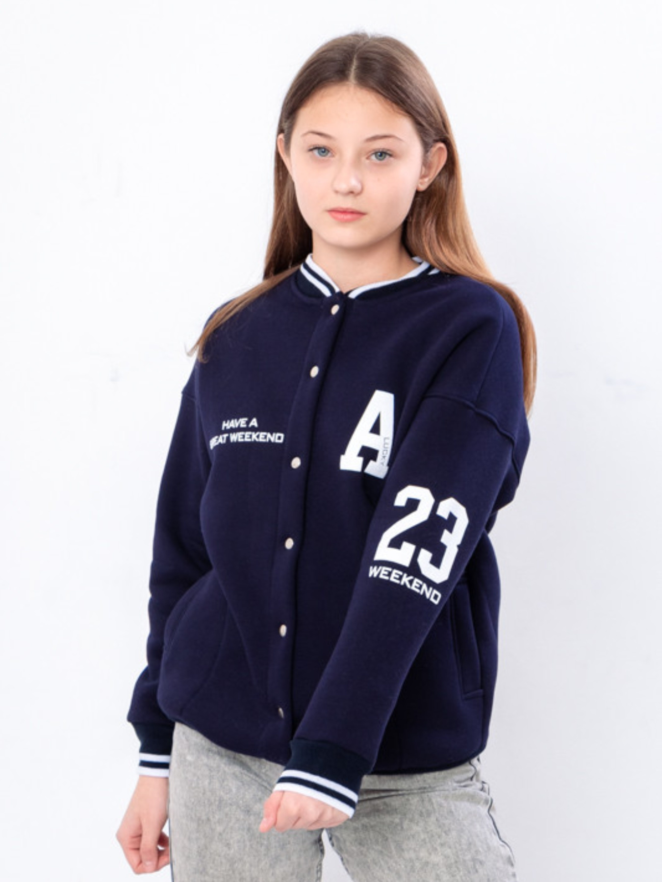 Кофта Носи своє модель 6404-025-33-2-chornilxno-sinj Кофта Носи своє модель 6404-025-33-2-chornilxno-sinj Фото