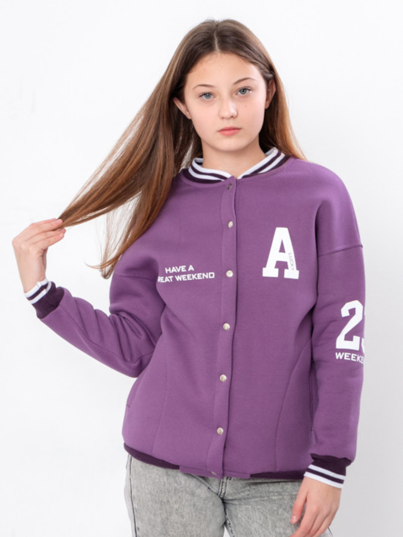 Кофта Носи своє Бомбер модель 6404-025-33-2-popelqsta-orhdeq Фото