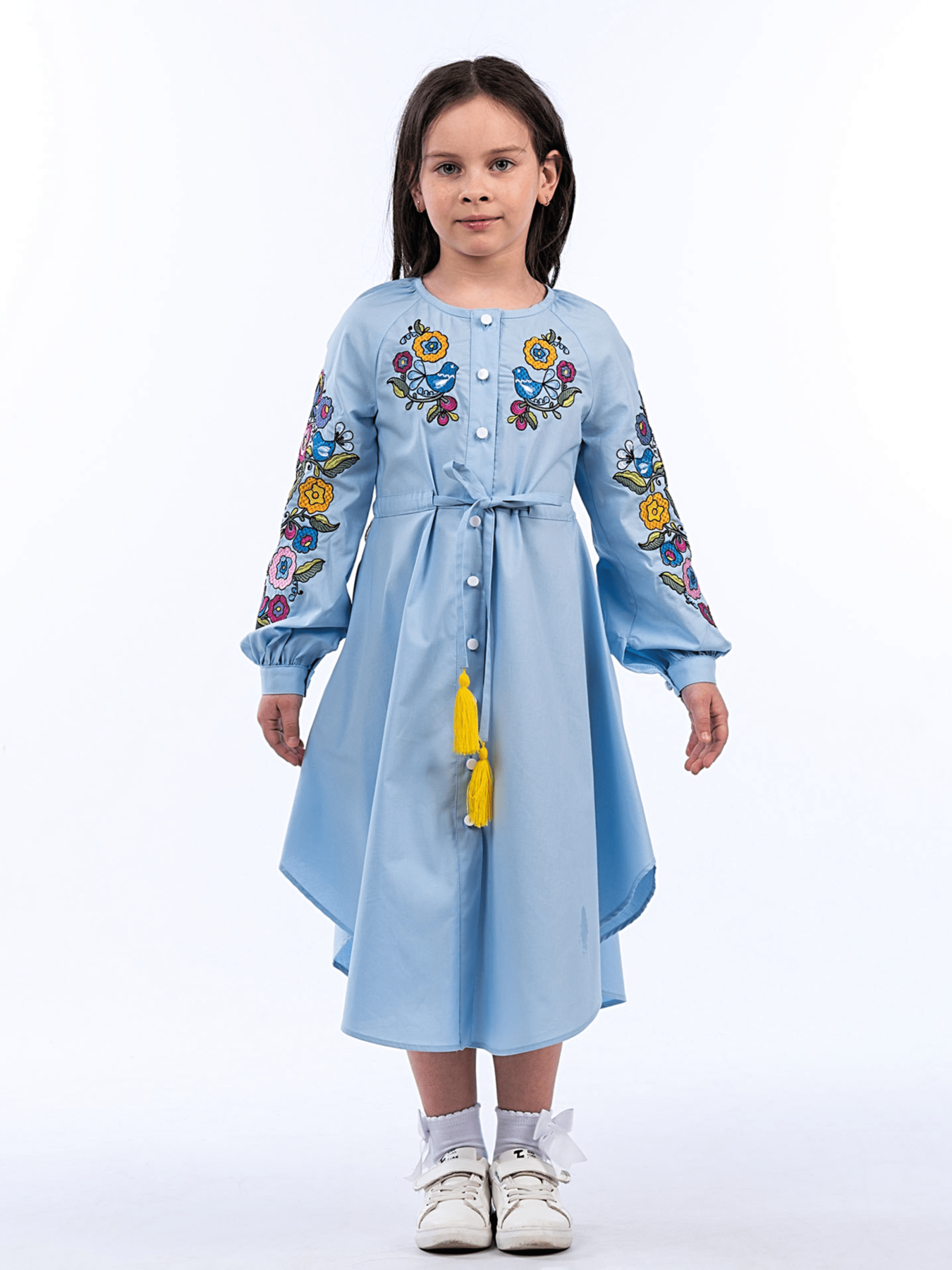 Вышитое платье Едельвіка модель 272-22-09Blue Фото