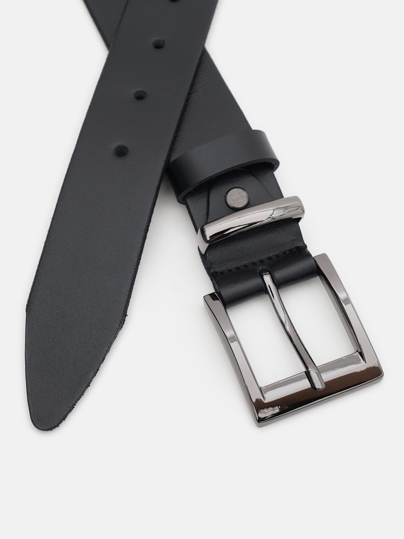 Ремінь Borsa Leather модель 125vfx86-black Фото