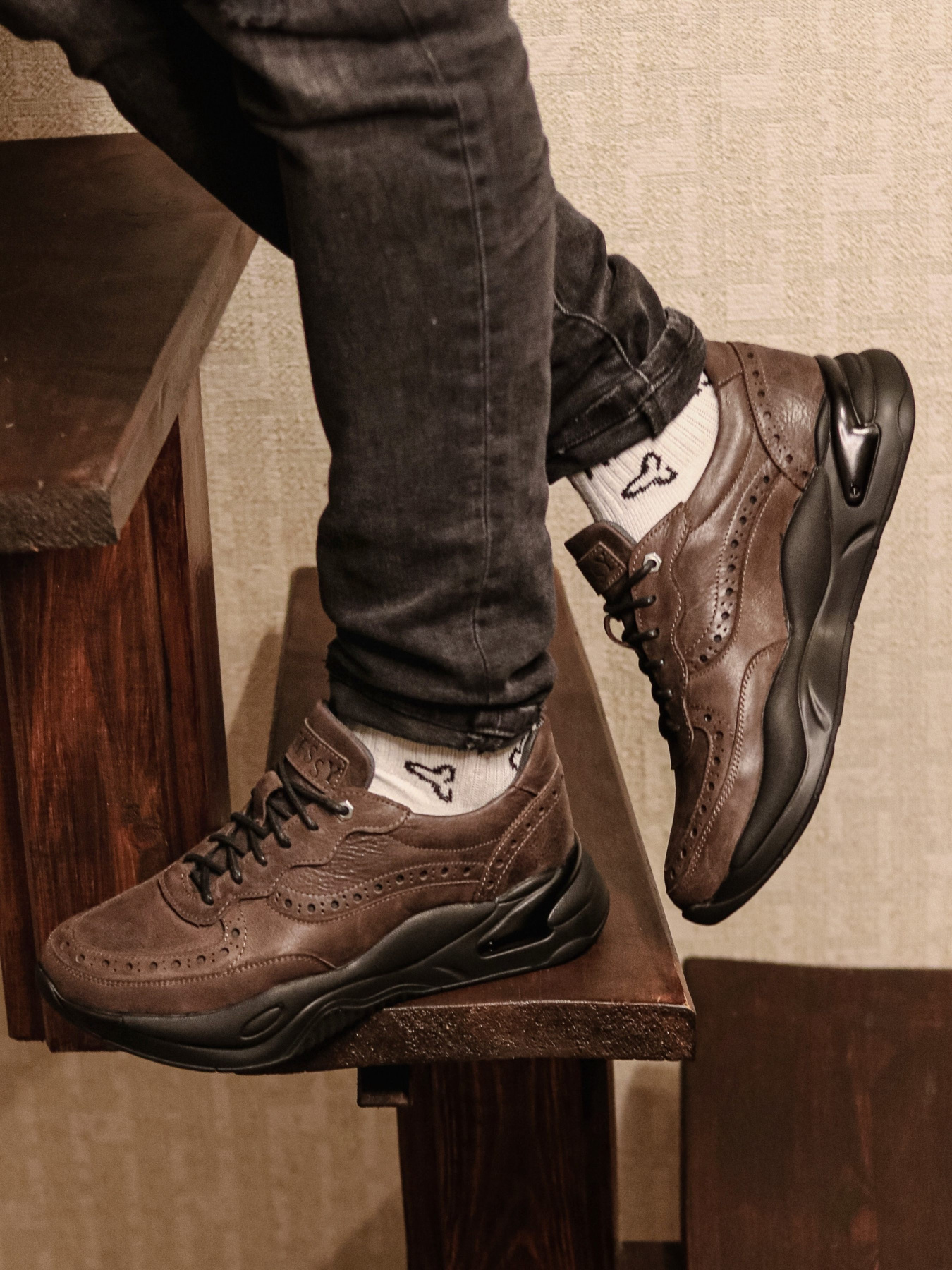 Кросівки повсякденні Legessy модель FLOYD_COFFEE Фото