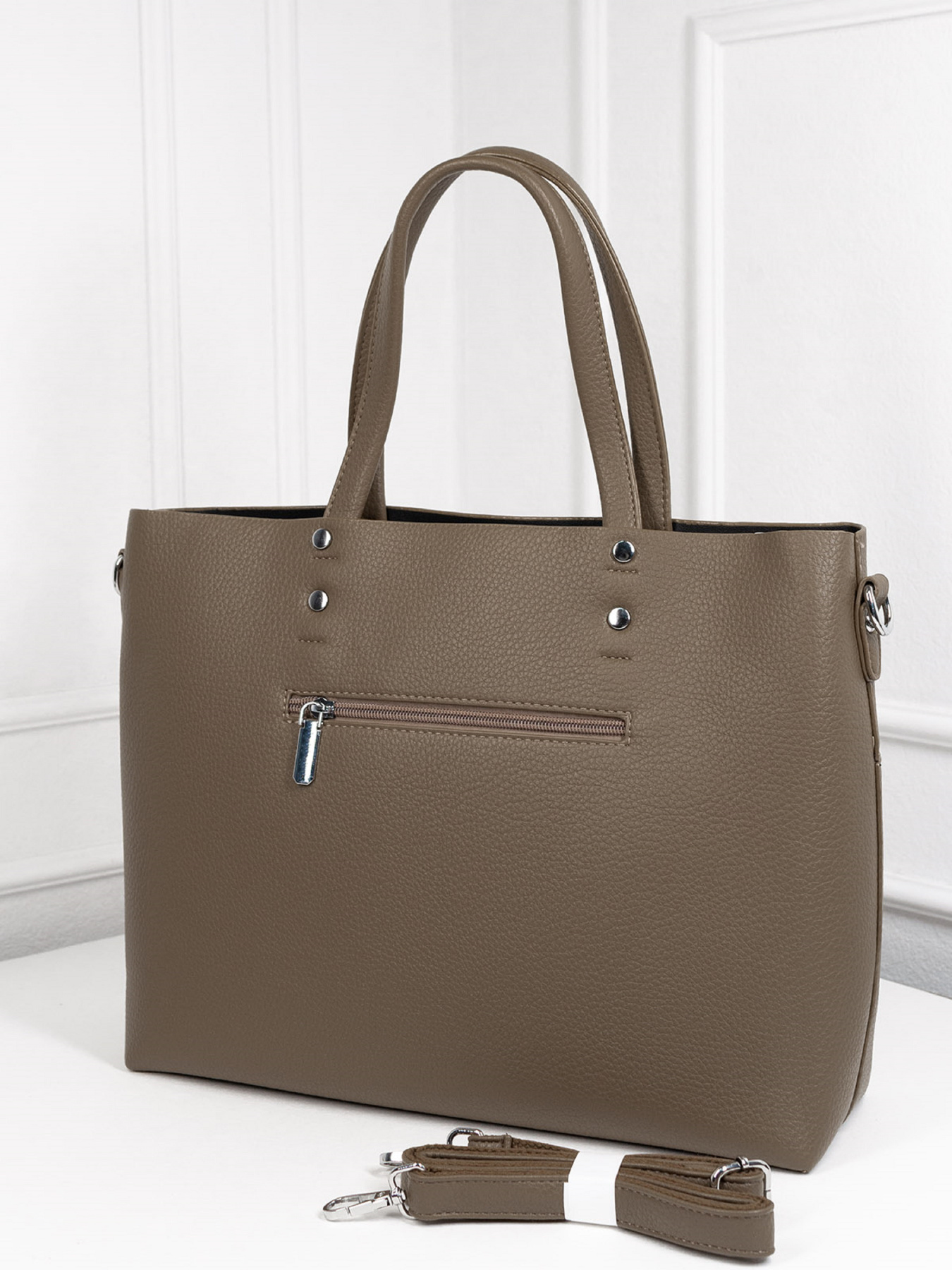 Шоппер ISSA Plus модель SU3-188_бежевый Фото