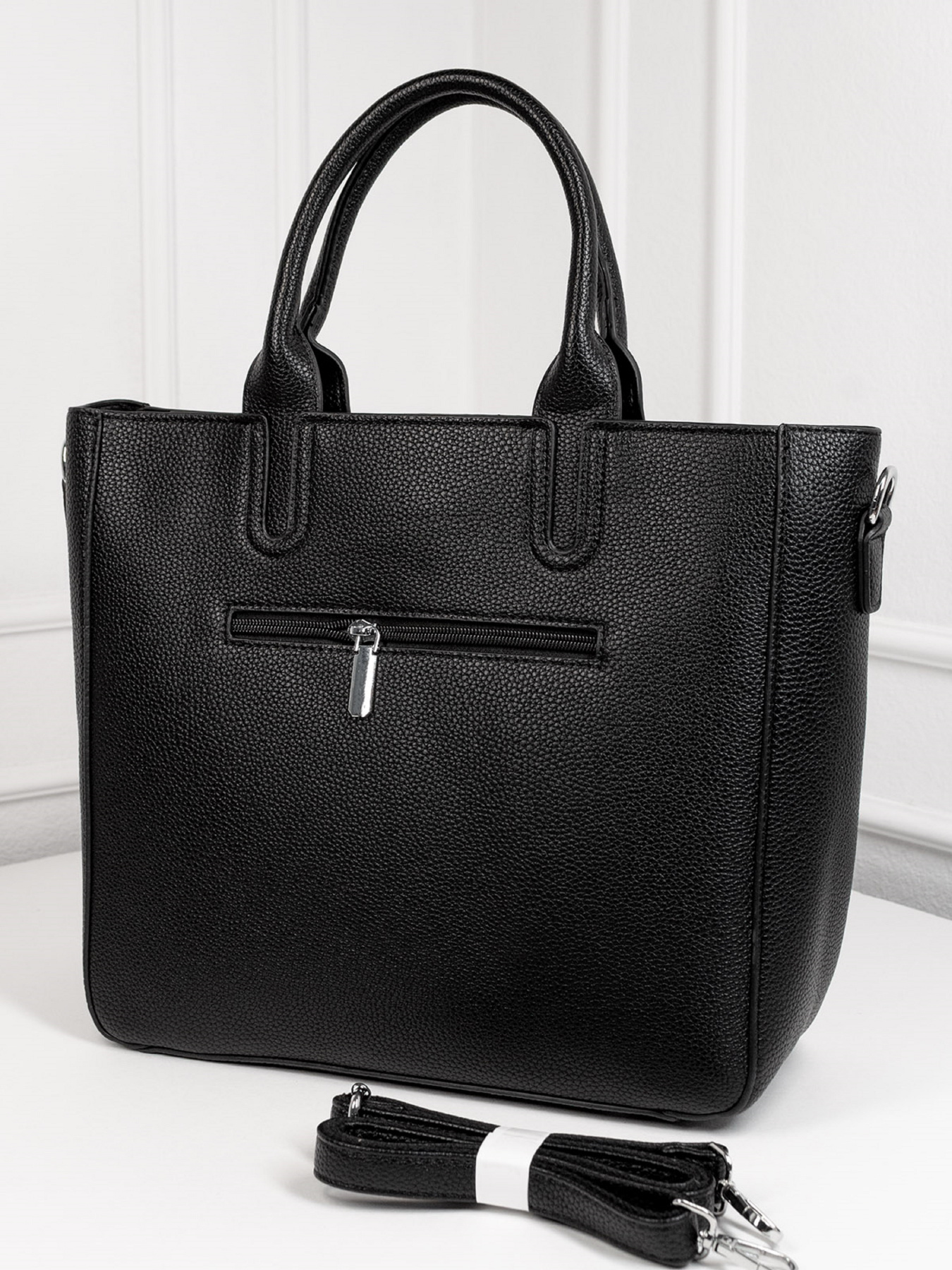 Шопер ISSA Plus модель SU3-189_черный Шопер ISSA Plus модель SU3-189_черный Фото