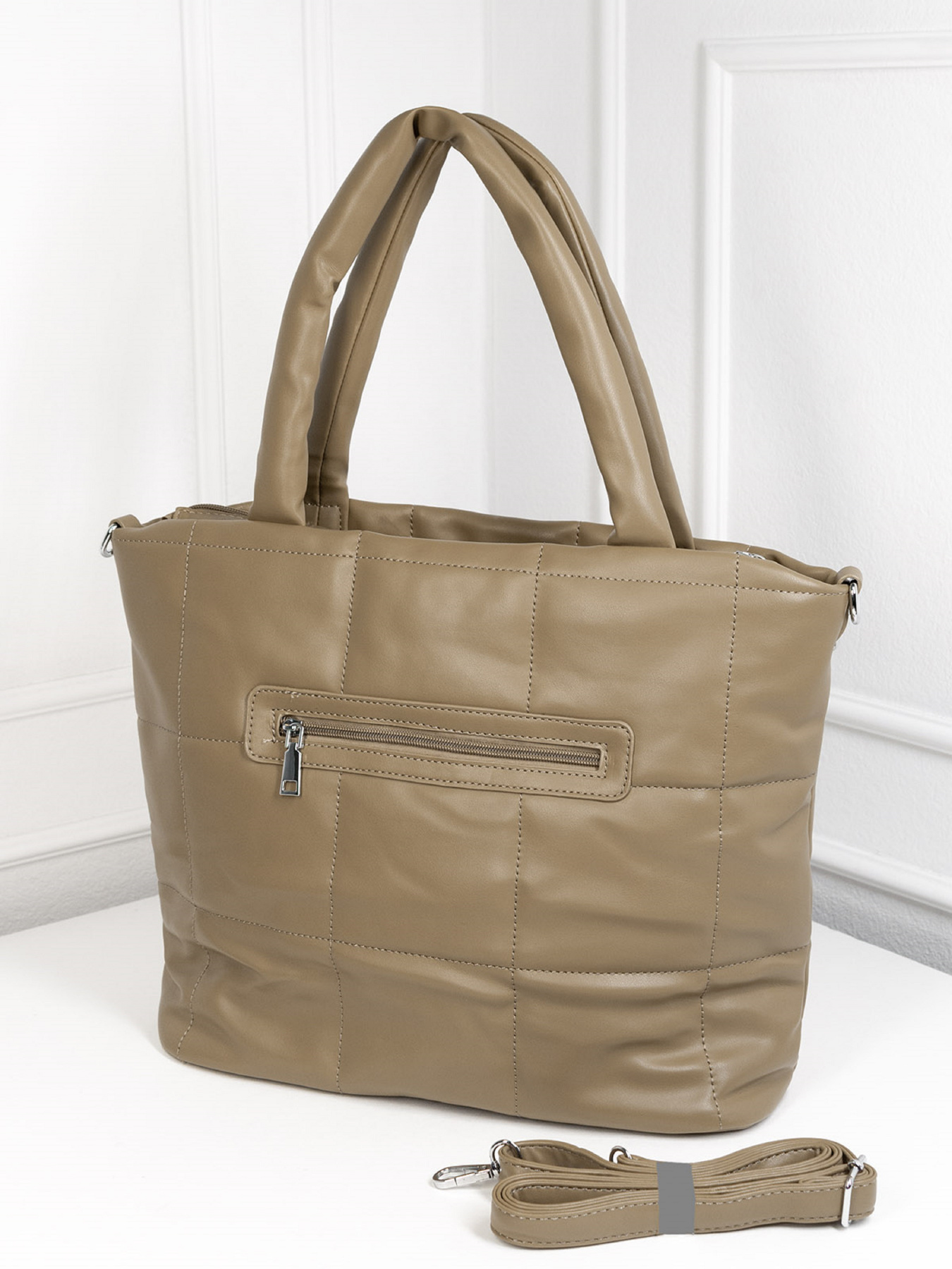 Шоппер ISSA Plus модель SU3-192_бежевый Фото