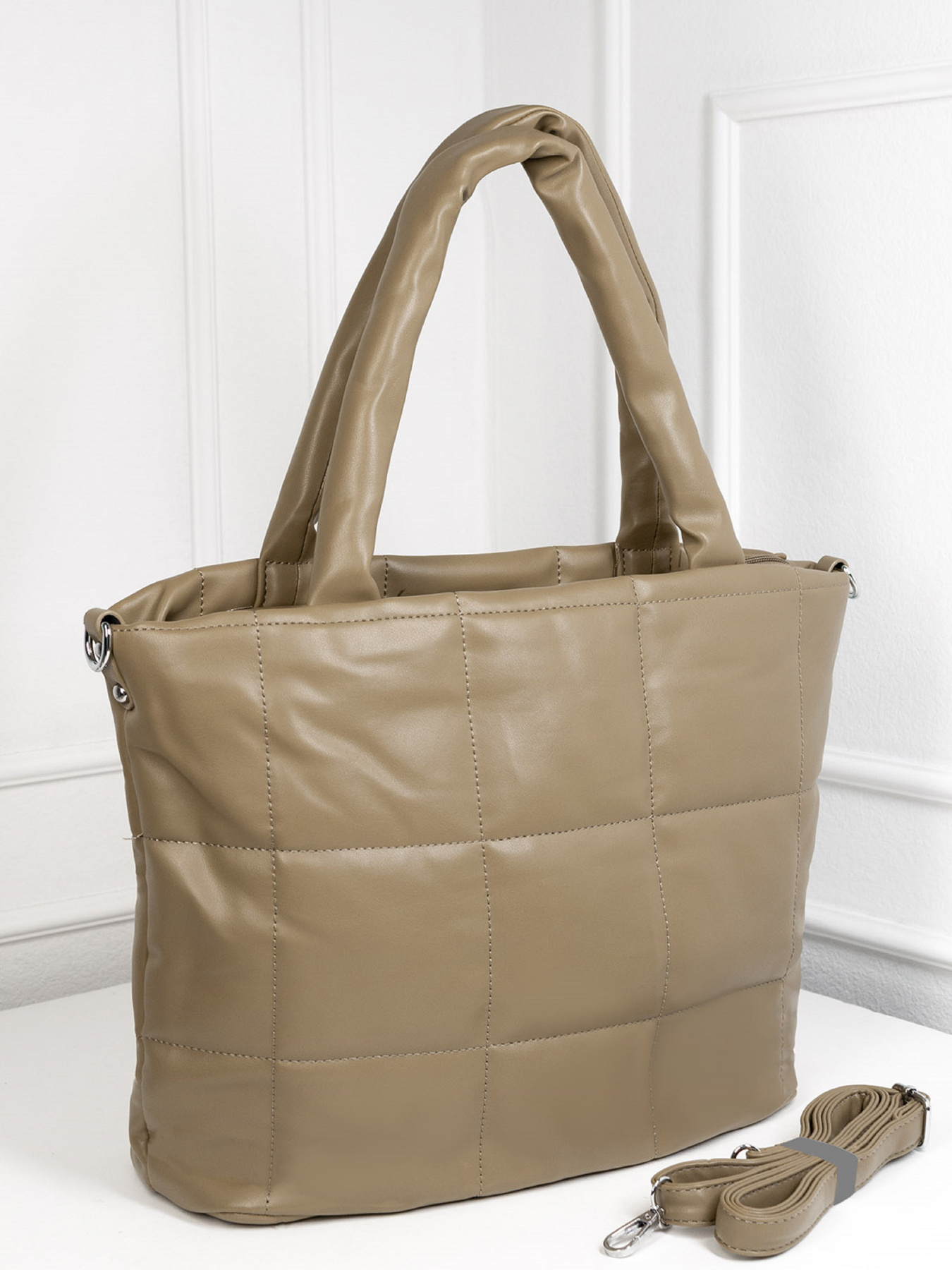 Шоппер ISSA Plus модель SU3-192_бежевый Фото