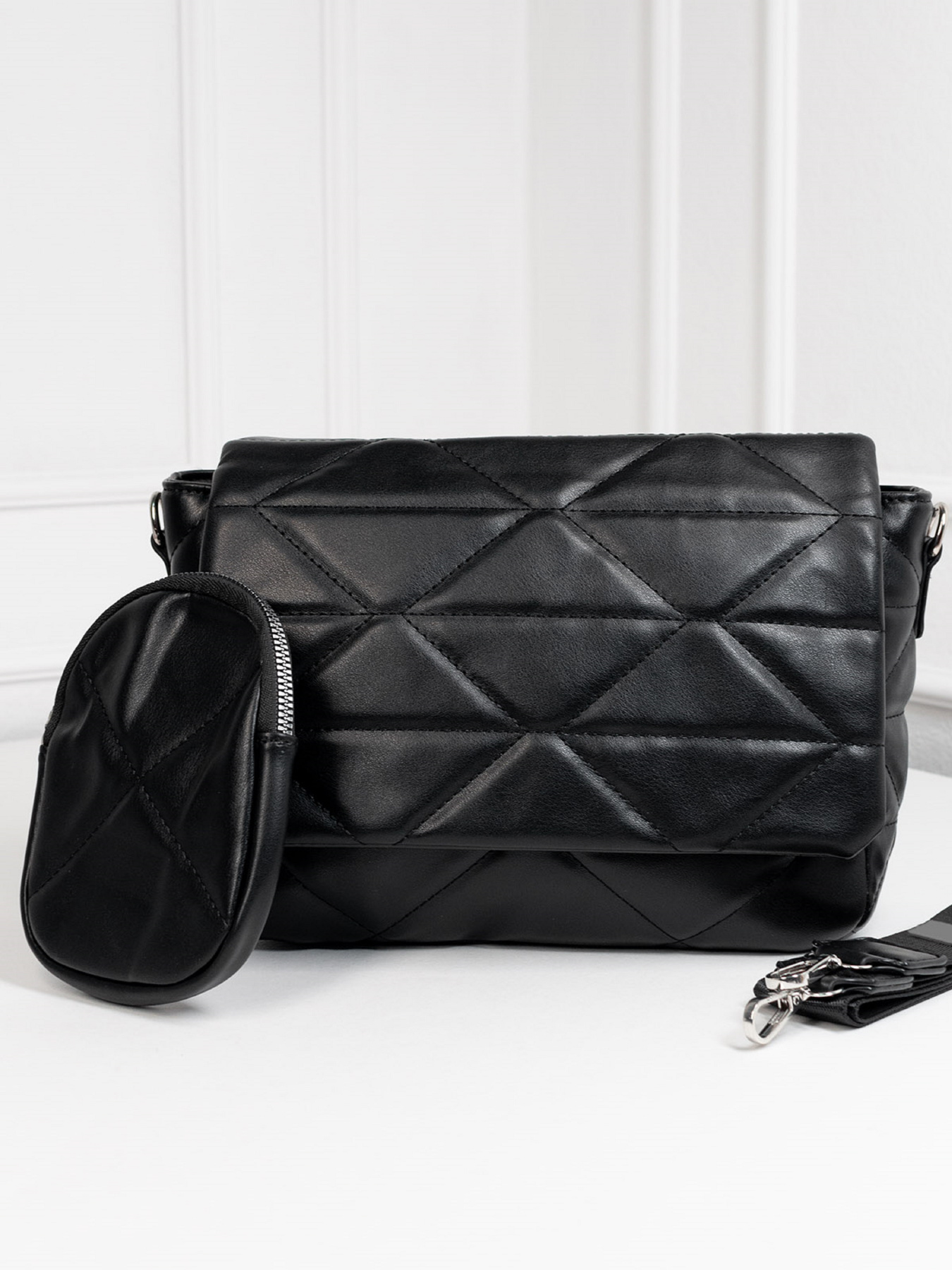 Крос-боді ISSA Plus модель SU3-193_черный Фото