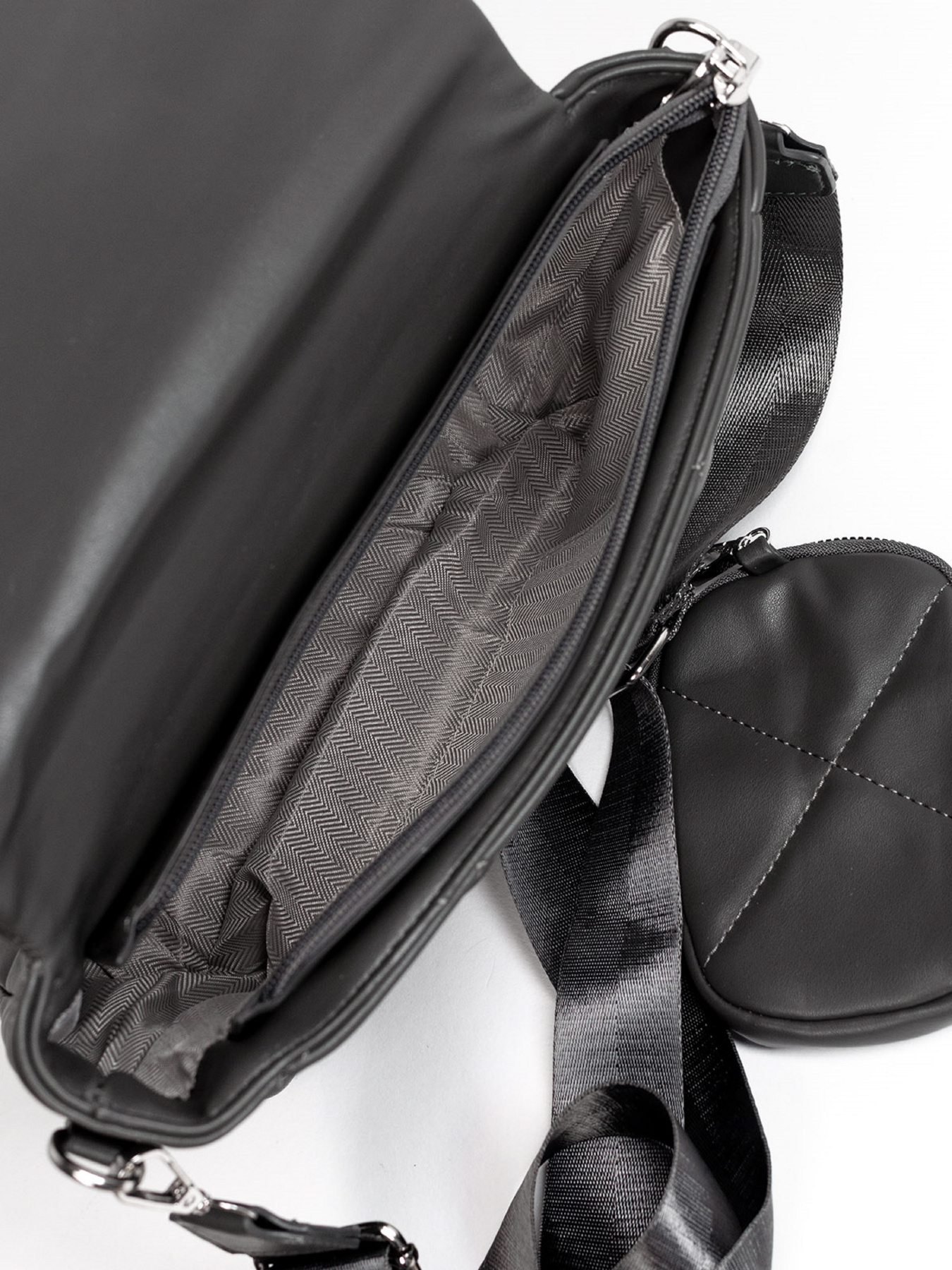 Кросс-боди ISSA Plus модель SU3-193_серый Фото