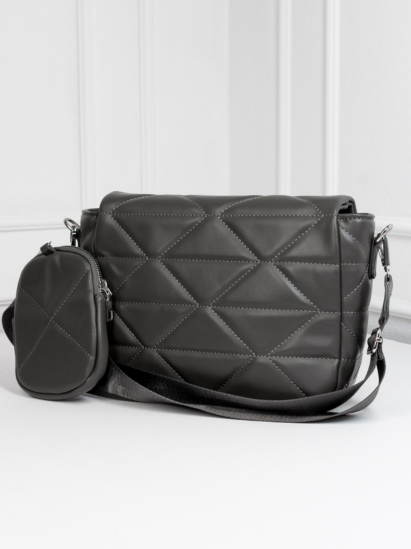 Кросс-боди ISSA Plus модель SU3-193_серый Фото