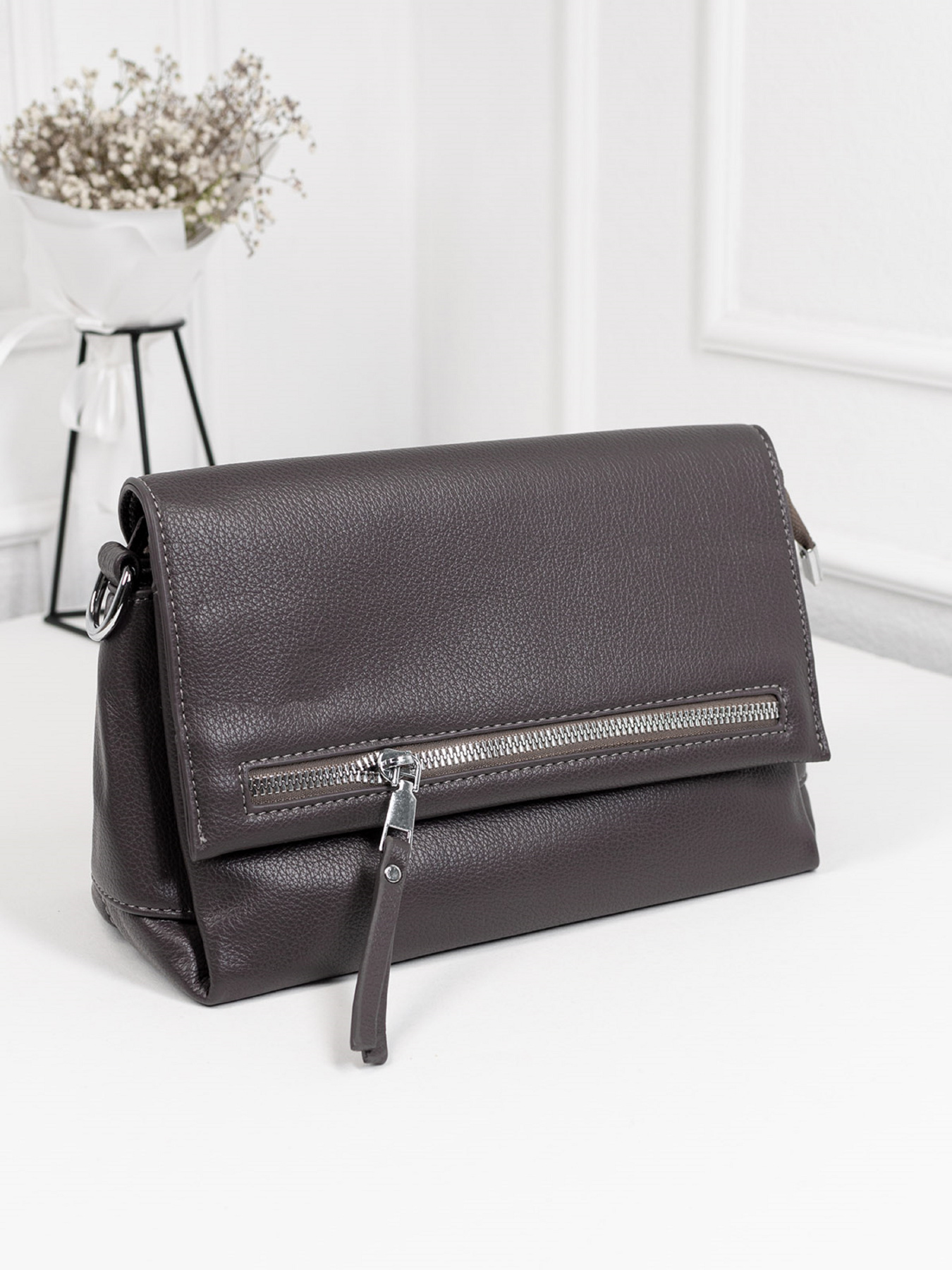 Кросс-боди ISSA Plus модель SU3-196_темно_бежевый Фото