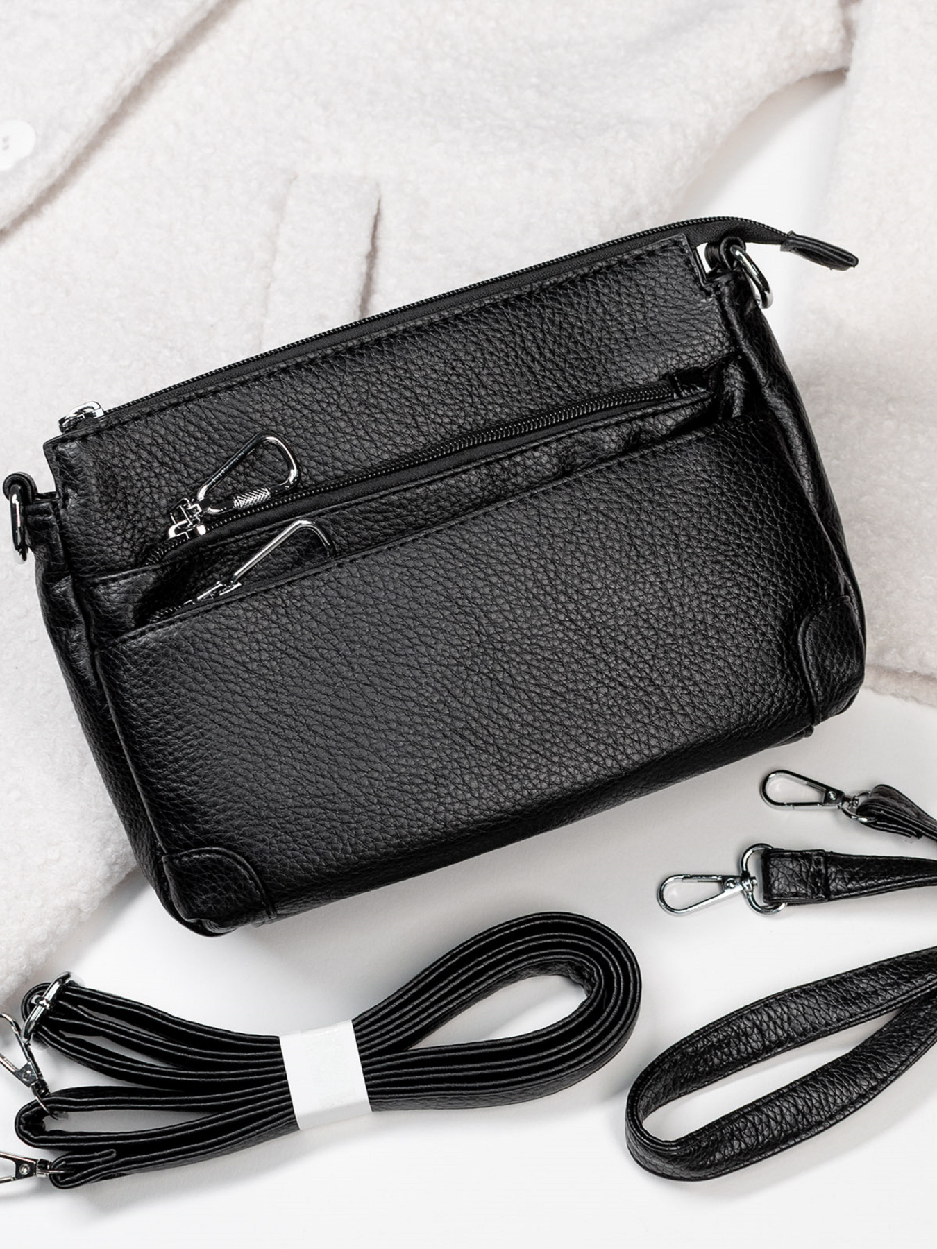 Крос-боді ISSA Plus модель SU3-198_черный Фото