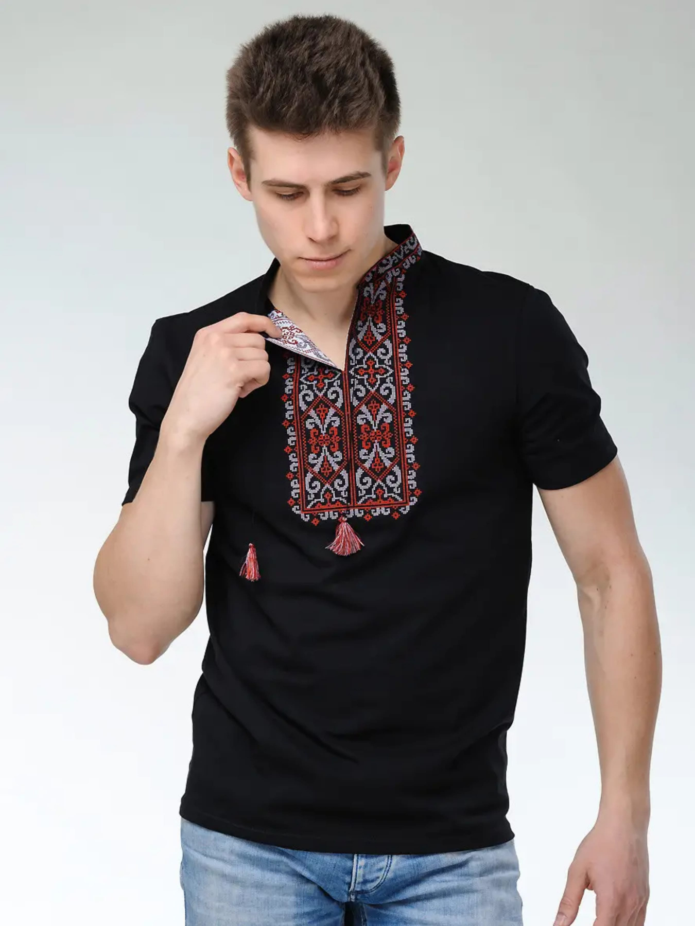 Вышитая рубашка Melanika модель 1528271948 Фото