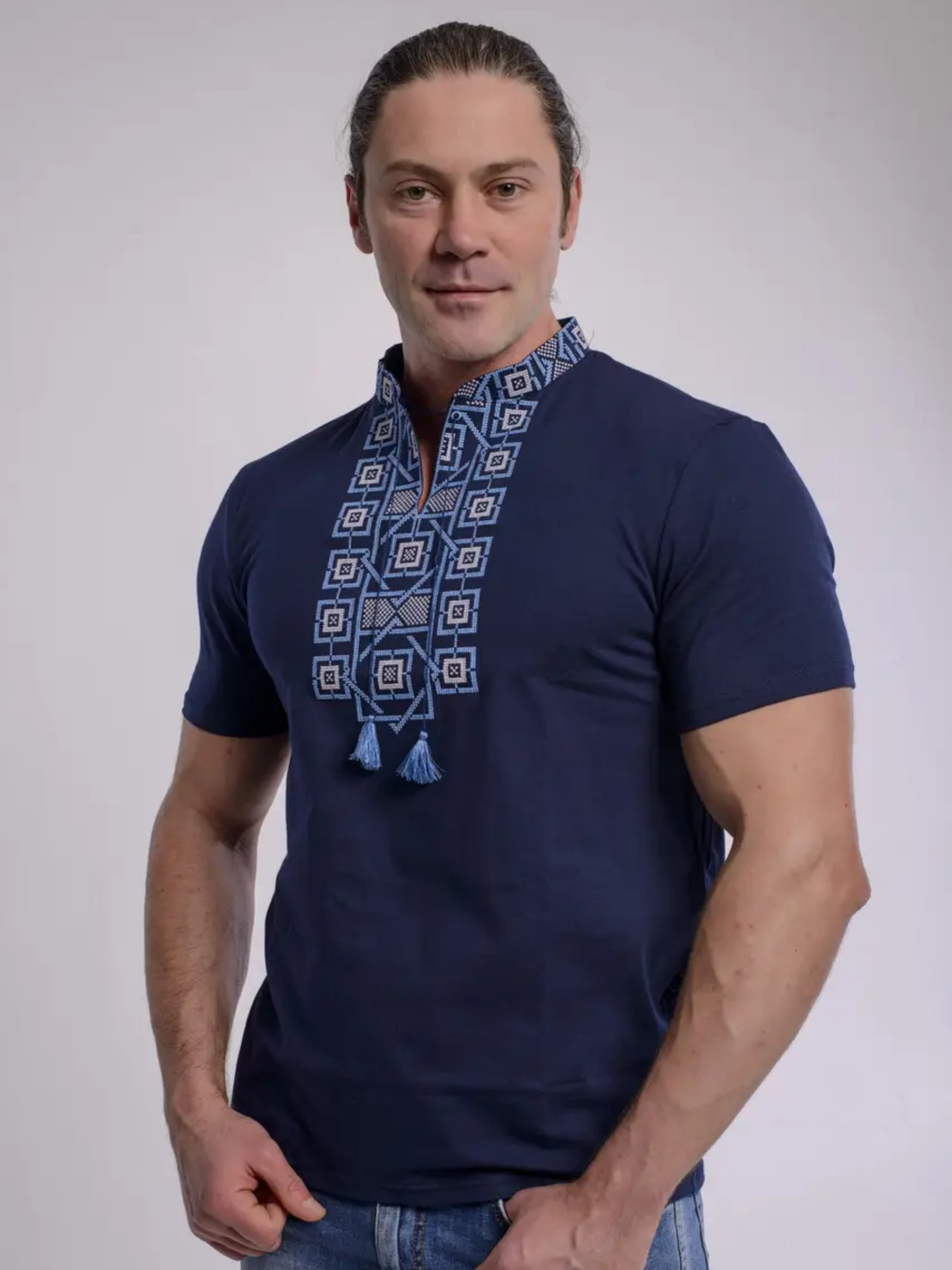 Вышитая рубашка Melanika модель 1528162853 Фото