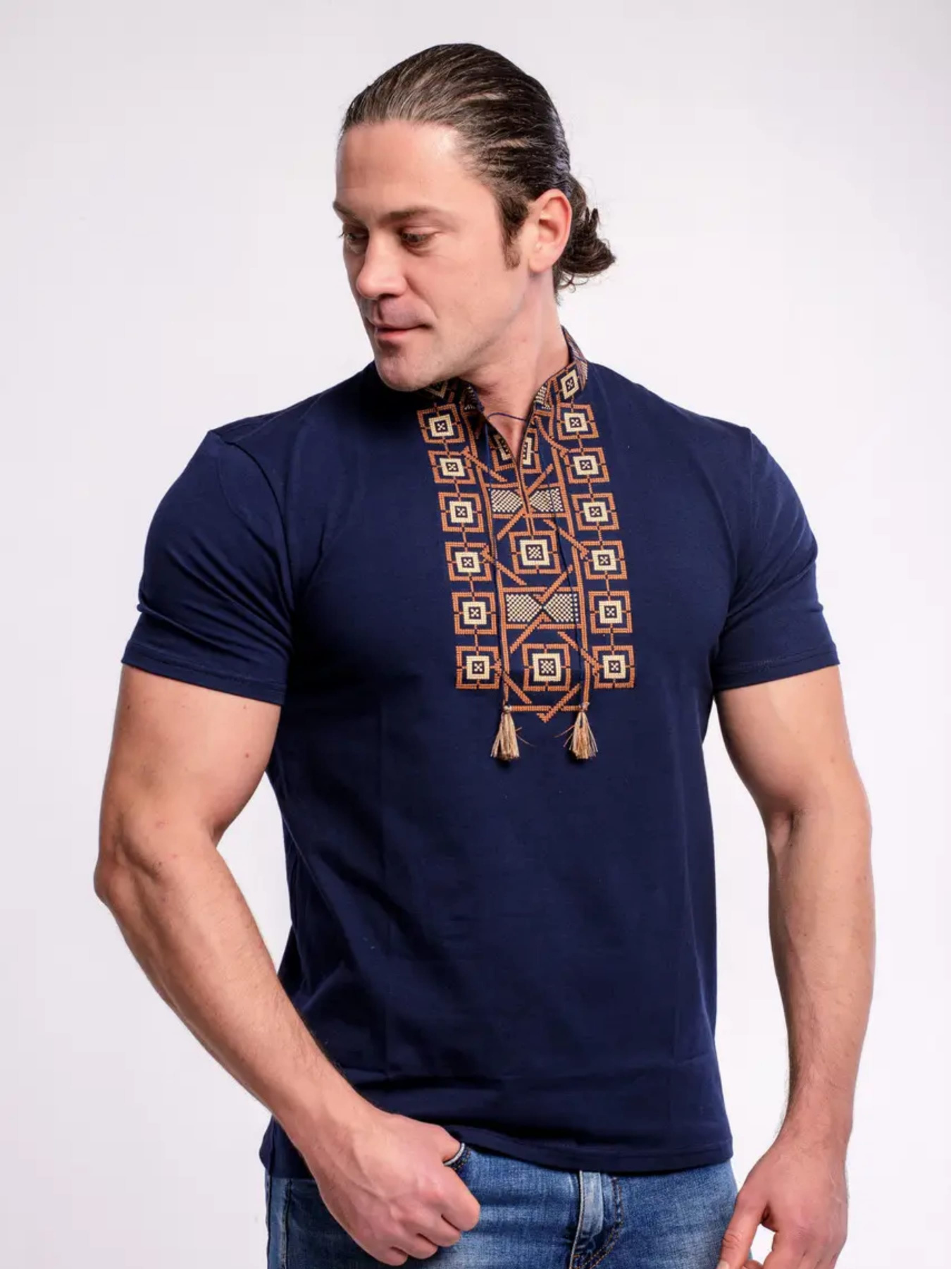 Вышитая рубашка Melanika модель 1528152545 Фото