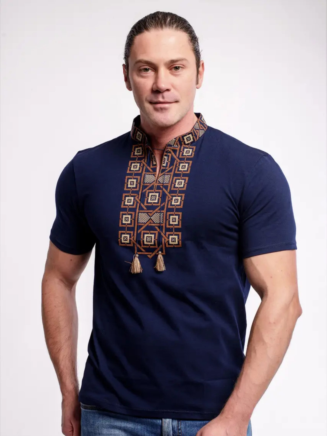 Вышитая рубашка Melanika модель 1528152545 Фото