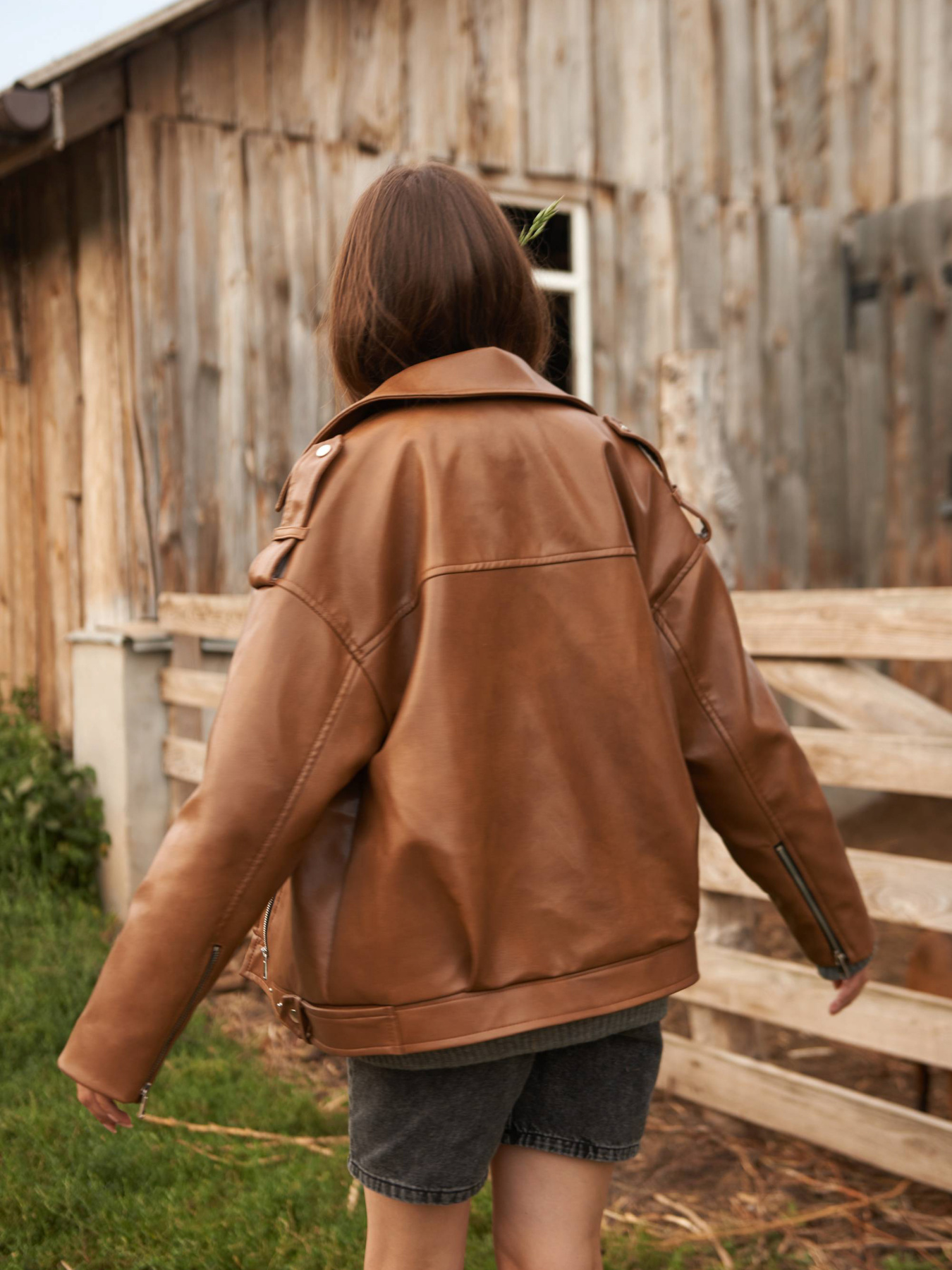 Куртка кожаная Romashka Берлін модель 208016205074 Фото