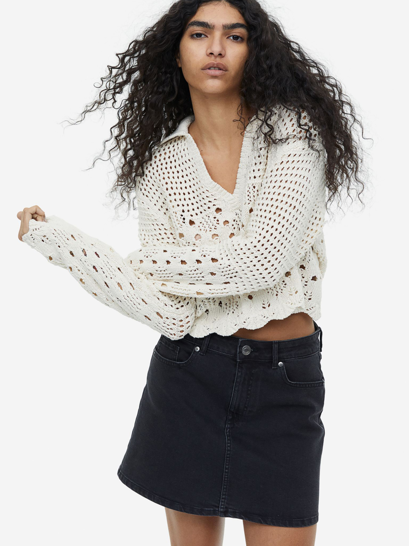 Джинсовая юбка H&M модель 70860 Фото