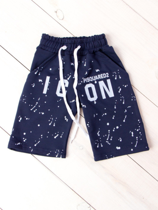 Повсякденні шорти Носи своє модель 6136-057-33-1-chornilxno-sinj Фото