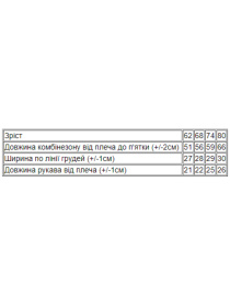 Нательный комбинезон Носи своє модель 5001-023-33-4-1-blakitnij Фото