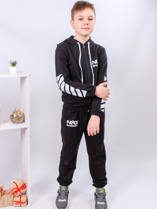 Спортивный костюм Носи своє модель 6173-057-33-chornij-nrg Фото