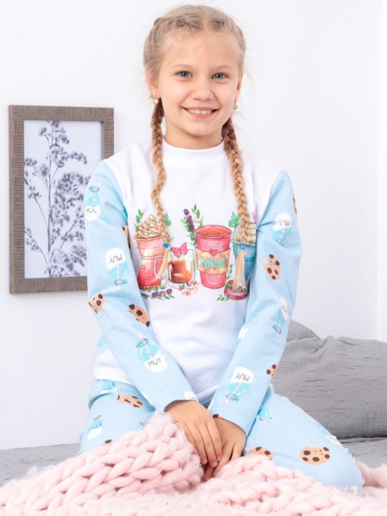 Пижама Носи своє модель 6076-024-33-5-svtlo-blakitnij-milk Фото