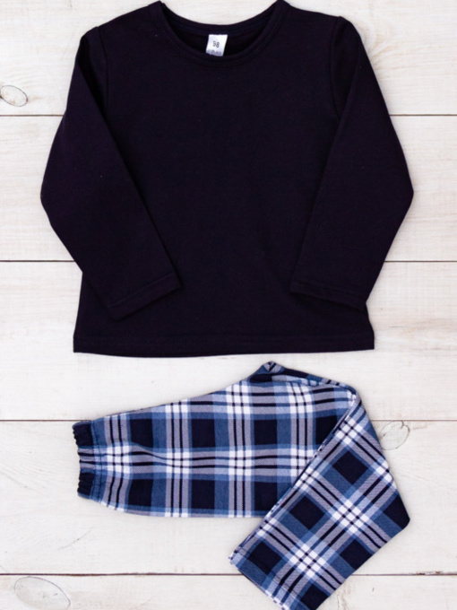 Пижама Носи своє модель 6076-024-4-1-kltinka-sro-blakitnij-chorn-sinj Фото