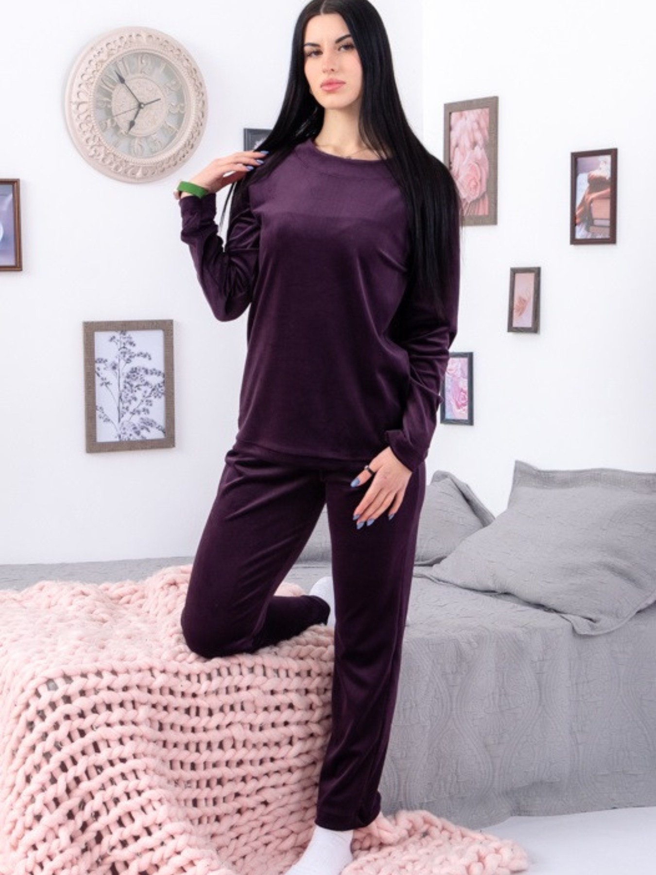 Домашний костюм Носи своє модель 8162-030-slivovij Фото