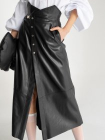 Юбка миди 7/11 Seven Eleven модель SE21SkBrassicaLtrB Фото