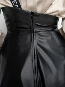 Спідниця міді 7/11 Seven Eleven модель SE16SkrtBrcMdLthrB Фото