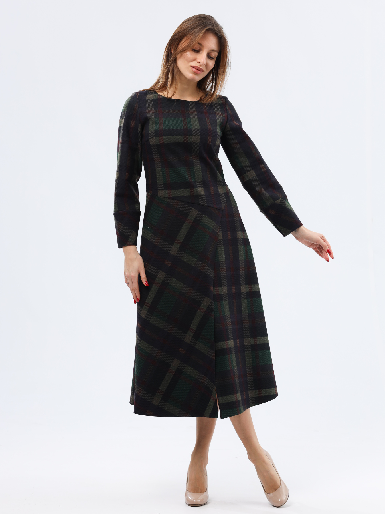 Платье миди CAT ORANGE модель 5757 Фото