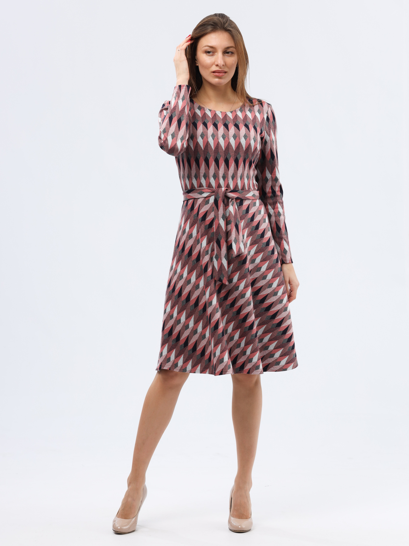 Платье миди CAT ORANGE модель 5760 Фото