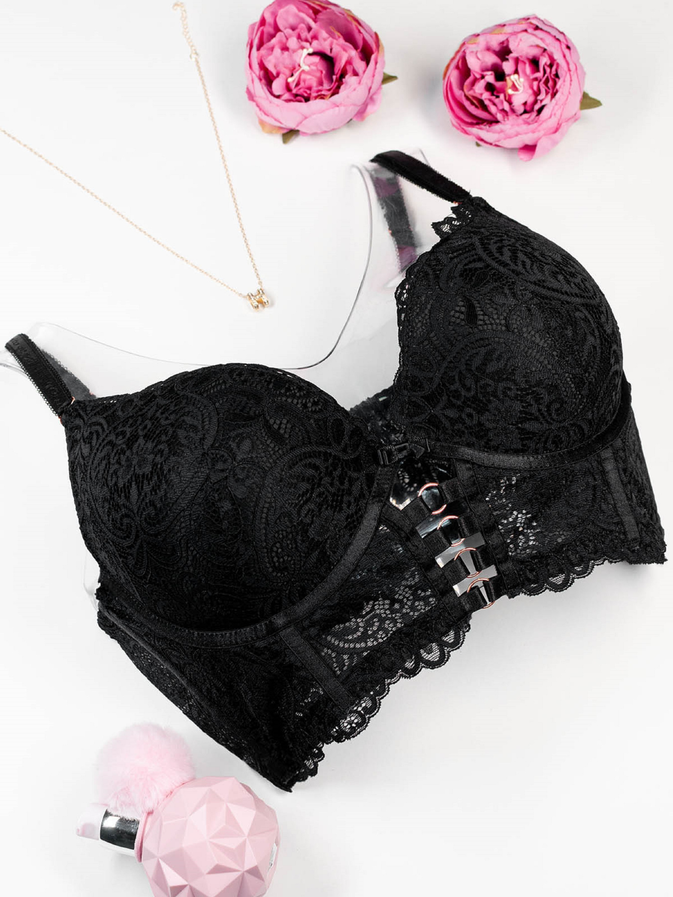 Бюстгальтер ISSA Plus модель BL2-724_черный Фото