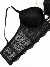 Бюстгальтер ISSA Plus модель BL2-724_черный Фото