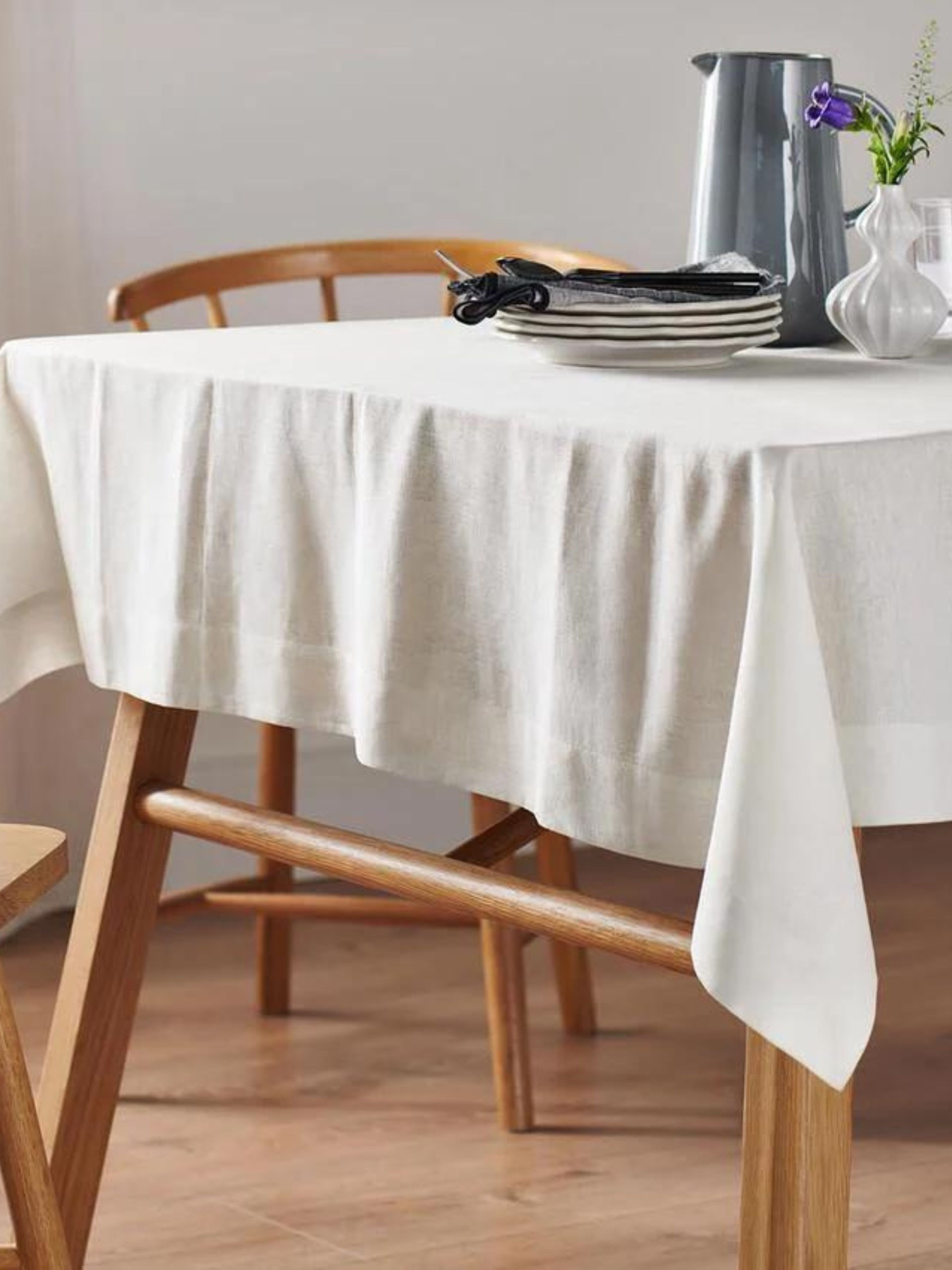 Скатерть льняная, белый Tchibo модель A40010026 Фото