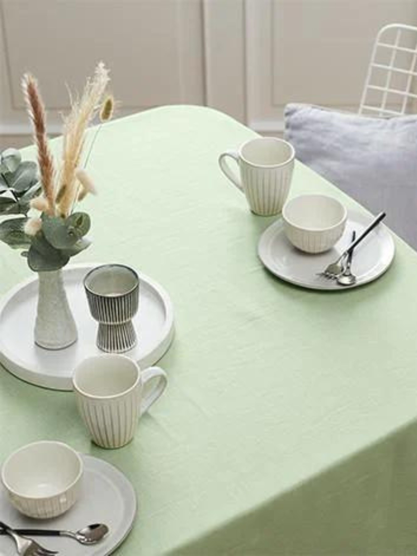 Скатерть зеленая Tchibo модель A40010028 Фото