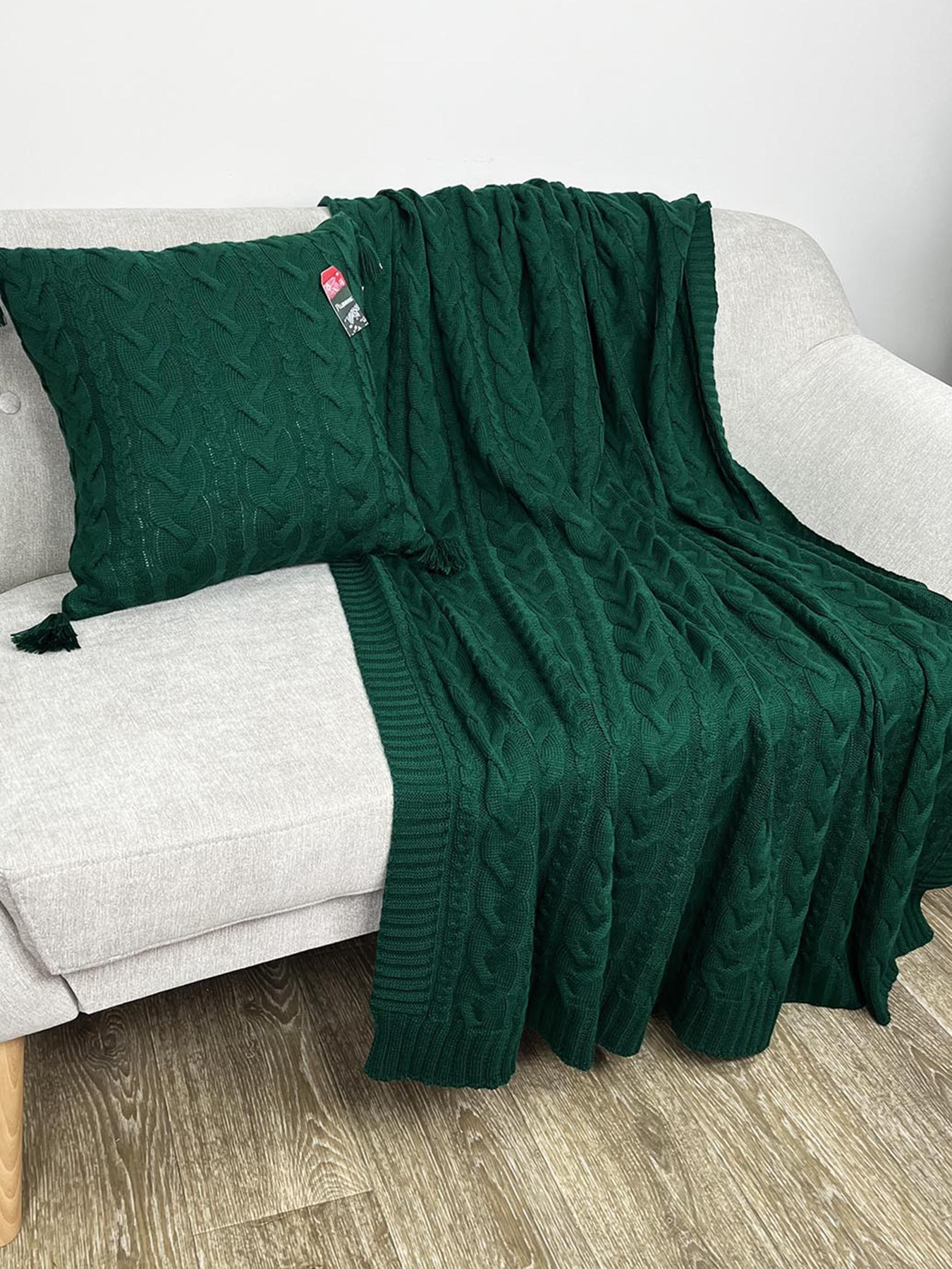 Плед Hit Kosa-01 зелений Прованс модель 592611 Фото