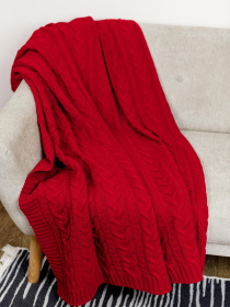 Плед Hit Kosa-01 червоний Прованс модель 592612 Фото