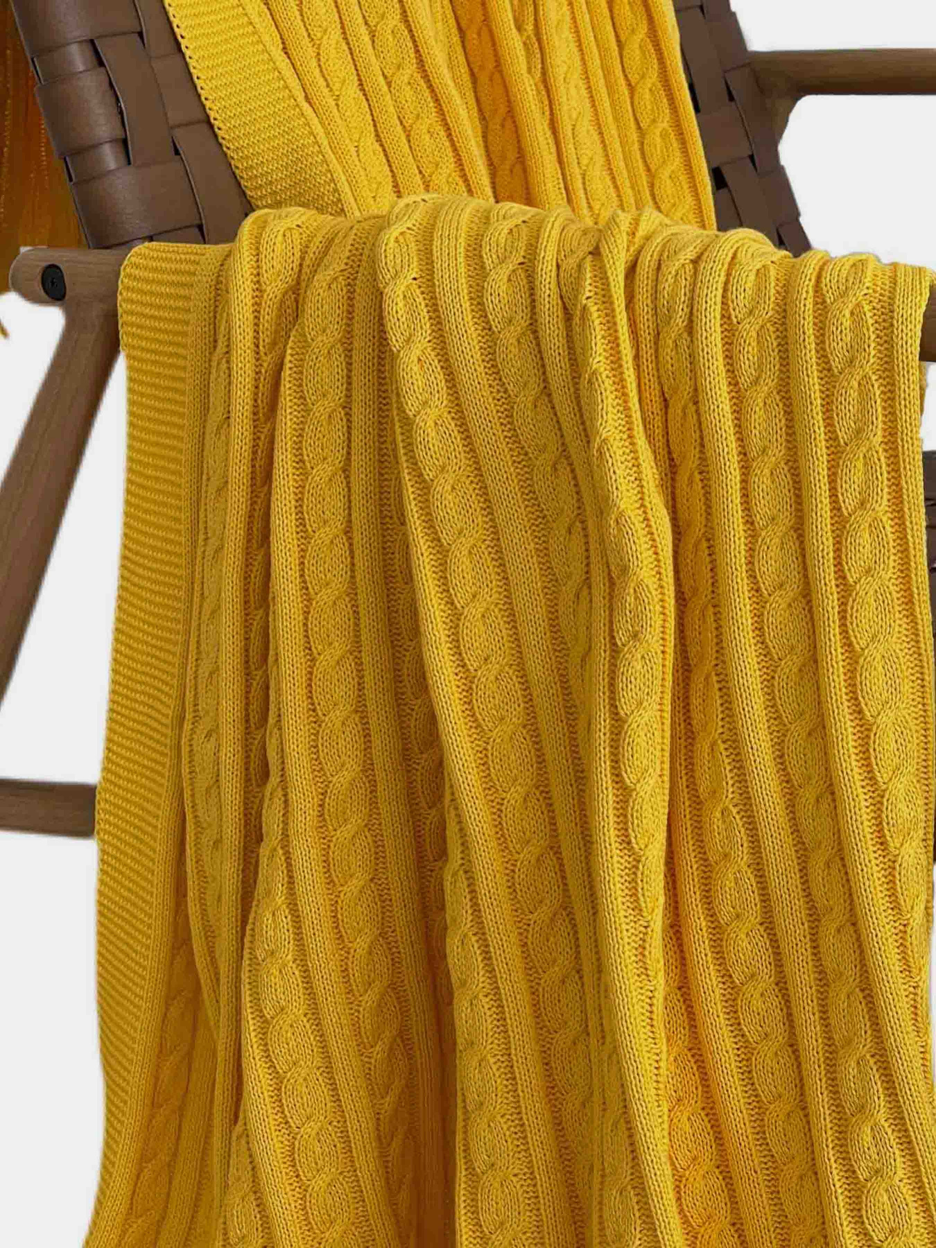 Плед Exclusive Nature желтый Прованс модель 549114 Фото