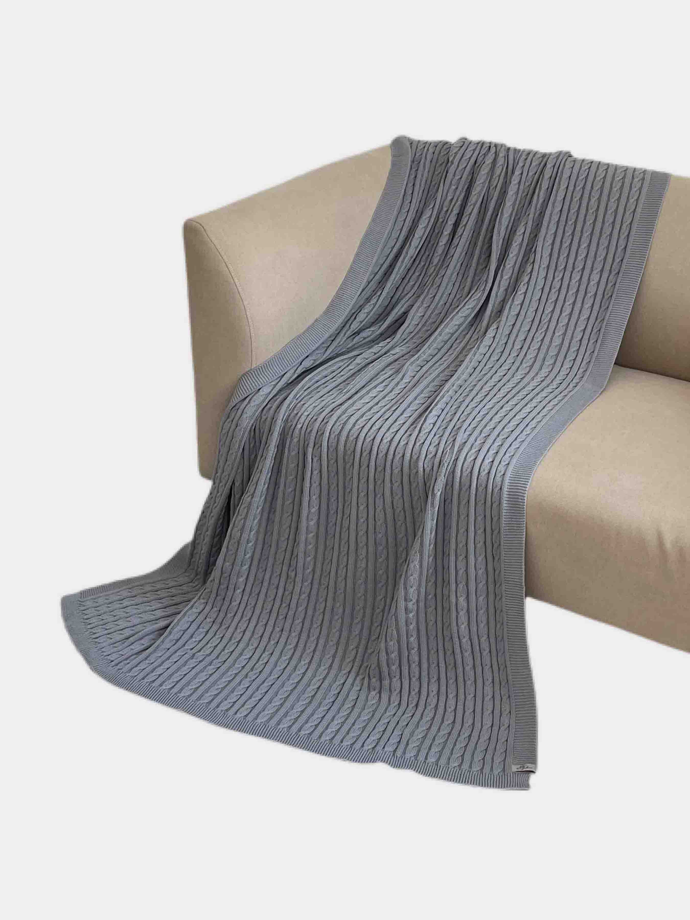 Плед Exclusive Nature светло-серый Прованс модель 549116 Фото