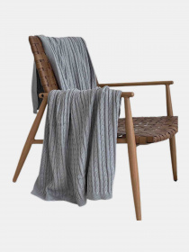 Плед Exclusive Nature светло-серый Прованс модель 549116 Фото