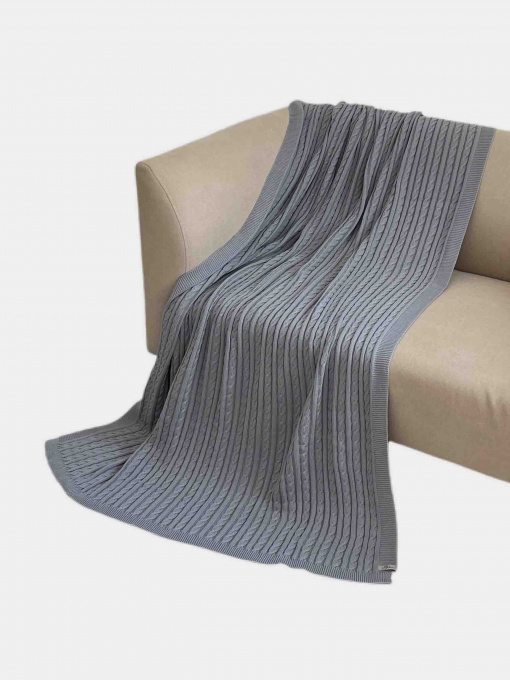 Плед Exclusive Nature светло-серый Прованс модель 549116 Фото